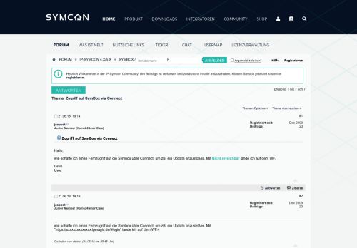 
                            8. Zugriff auf SymBox via Connect - IP-Symcon