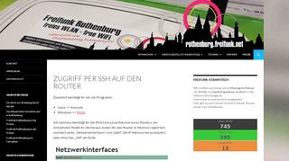 
                            6. Zugriff per ssh auf den Router | Freifunk Rothenburg