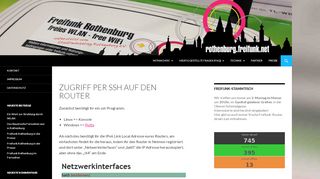 
                            7. Zugriff per ssh auf den Router | Freifunk Rothenburg