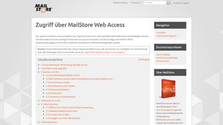 
                            1. Zugriff über MailStore Web Access – MailStore Server Hilfe