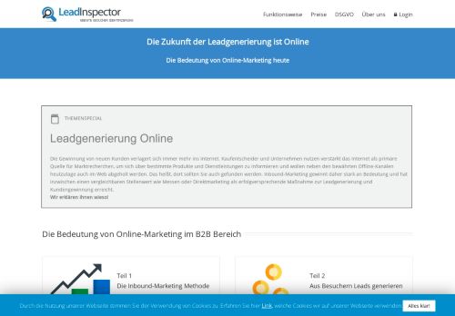 
                            6. Zukunft der Leadgenerierung ist Online - Lead Inspector | B2B Lead ...