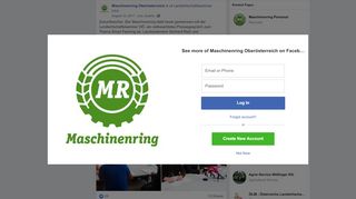 
                            9. Zukunftssicher: Der Maschinenring hielt... - Facebook