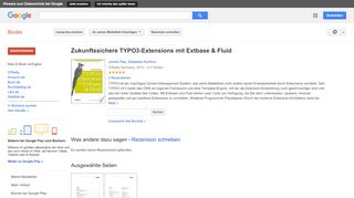 
                            13. Zukunftssichere TYPO3-Extensions mit Extbase & Fluid