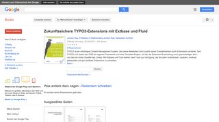 
                            9. Zukunftssichere TYPO3-Extensions mit Extbase und Fluid