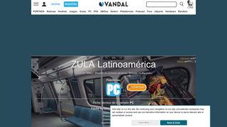 
                            12. ZULA Latinoamérica - PC: Requisitos mínimos y recomendados