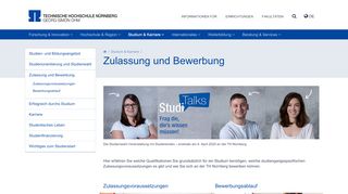 
                            3. Zulassung und Bewerbung – Technische Hochschule Nürnberg ...