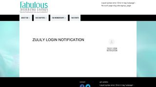 
                            10. zulily login notification at Fabulous Working Ladies