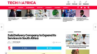 
                            7. Zulzi Delivery Company to Expand Its Services in South Africa - Tech ...