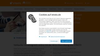 
                            7. Zum eigenen Webshop mit STRATO – das All-in-One-Paket - Strato AG