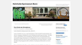 
                            9. Zum Ende des Schuljahres: | Helmholtz-Gymnasium Bonn