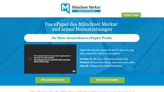 
                            5. zum ePaper - Das ePaper des Münchner Merkur