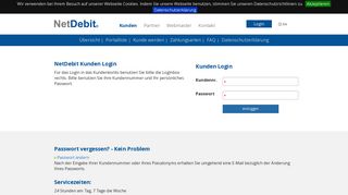 
                            1. Zum Kunden Login - NetDebit® GmbH