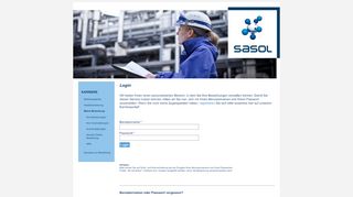 
                            3. zum Login... - Ihre Karriere bei Sasol