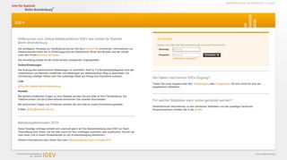 
                            5. zum Online-Meldeverfahren IDEV des Amtes für Statistik Berlin ...