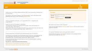 
                            9. zum Online-Meldeverfahren IDEV des Hessischen Statistischen ...