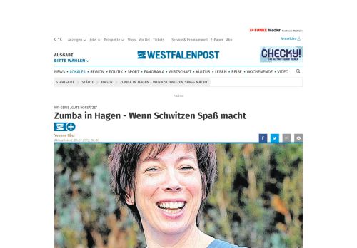 
                            9. Zumba in Hagen - Wenn Schwitzen Spaß macht | wp.de | Hagen