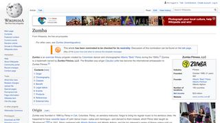 
                            9. Zumba - Wikipedia