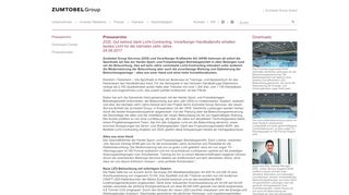 
                            11. Zumtobel Group - ZGS: Gut betreut dank Licht-Contracting ...