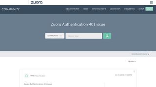 
                            1. Zuora Authentication 401 issue - Zuora Community