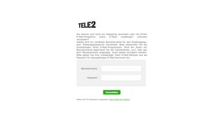 
                            2. zur Anmeldung bei Webmail - Tele2