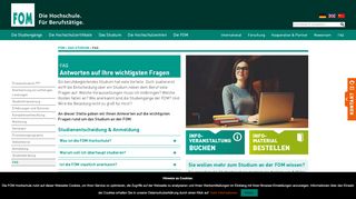 
                            4. ... zur Anmeldung » FAQ » Das Studium » FOM Hochschule | Studium ...