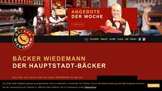 
                            9. zur Schnellbewerbung - Bäcker Wiedemann