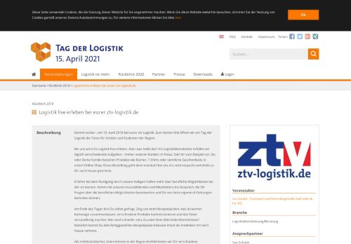 
                            13. Zur Veranstaltung: Logistik live erleben bei eurer ztv ... - Tag der Logistik