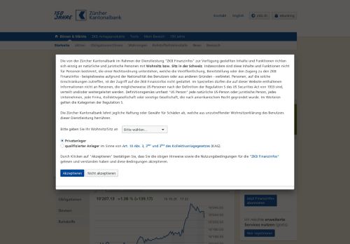 
                            6. Zürcher Kantonalbank - Die nahe Bank - FinanzPortal