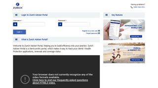 
                            6. Zurich Adviser Portal