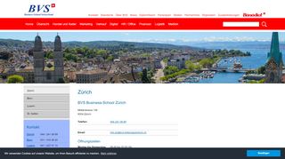 
                            5. Zürich - BVS Kaderschule - Management, Marketing, Verkauf, HR ...