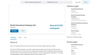 
                            8. Zurich Insurance Company Ltd | LinkedIn