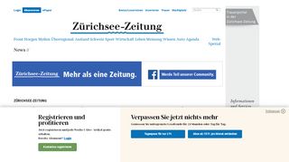 
                            7. Zürichsee-Zeitung: In eigener Sache: Neues Epaper und neue Apps ...