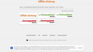 
                            9. zurück zur E-Paper Hauptseite - Emder Zeitung