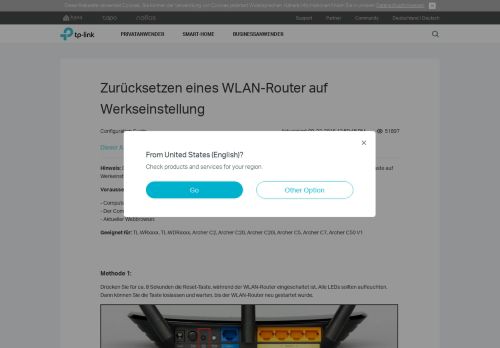 
                            12. Zurücksetzen eines WLAN-Router auf Werkseinstellung | TP-Link ...