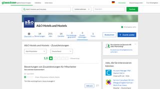 
                            7. Zusatzleistungen und spezielle Vorteile für A&O Hotels and Hostels ...