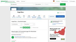 
                            5. Zusatzleistungen und spezielle Vorteile für Hugo Boss-Mitarbeiter ...