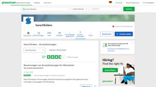 
                            5. Zusatzleistungen und spezielle Vorteile für Sana Kliniken-Mitarbeiter ...