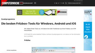 
                            9. Zusatzprogramme: Die besten Fritzbox-Tools für Windows, Android ...