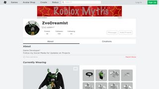 
                            13. ZvoDreamist - Profile - Roblox