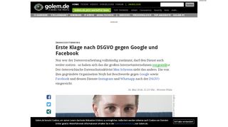 
                            7. Zwangszustimmung: Erste Klage nach DSGVO gegen Google und ...