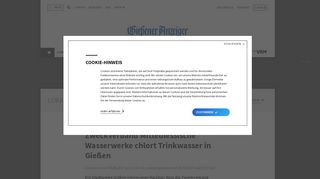 
                            4. Zweckverband Mittelhessische Wasserwerke chlort Trinkwasser in ...