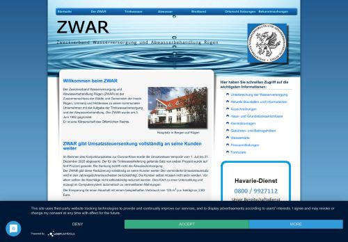 
                            2. Zweckverband Wasserversorgung und Abwasserbehandlung Rügen