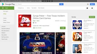 
                            2. Zynga Poker - Texas Holdem – Apps bei Google Play
