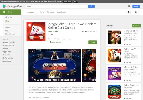 
                            3. Zynga Poker - Texas Holdem - Google Play'de Uygulamalar