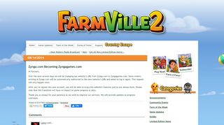 
                            12. Zynga.com Becoming Zyngagames.com - FarmVille 2