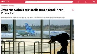 
                            12. Zyperns Cobalt Air stellt umgehend ihren Dienst ein - Nau