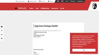 
                            6. Zypresse Verlags GmbH | SC Freiburg