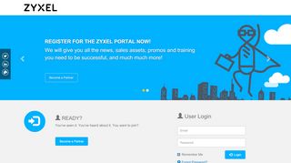 
                            7. Zyxel Partner Portal - Login
