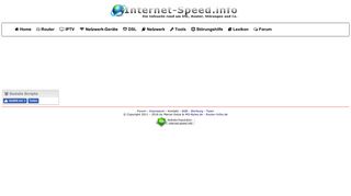 
                            12. ZyXEL Speedlink 6501 - Internet-Speed.info - Die Inforseite rund um ...