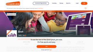 
                            12. Zzish is raising £300,000 investment on Crowdcube. Capital At Risk.